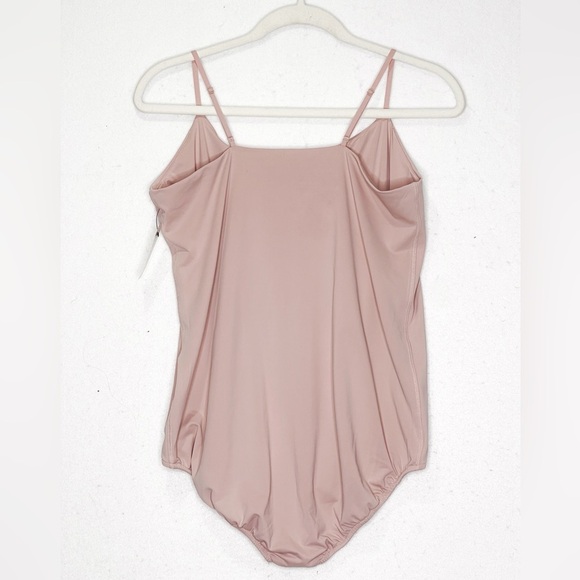 Lane Bryant Blush Bodysuit Tank Adjustable Straps 14/16 NWT Light Pink - Picture 2 of 6